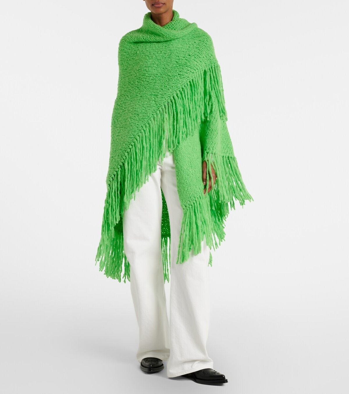 Gabriela Hearst Lauren fringed cashmere shawl