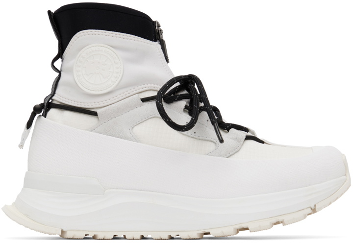 Photo: Canada Goose White Glacier Trail High Sneakers