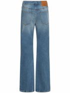 RABANNE Denim Embellished High Rise Jeans