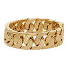 Numbering Gold Big Curb Chain Bracelet