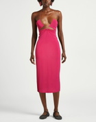 Mc2 Saint Barth Womens Midi dress in Magenta