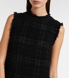 Versace Medusa '95 cotton-blend tweed minidress