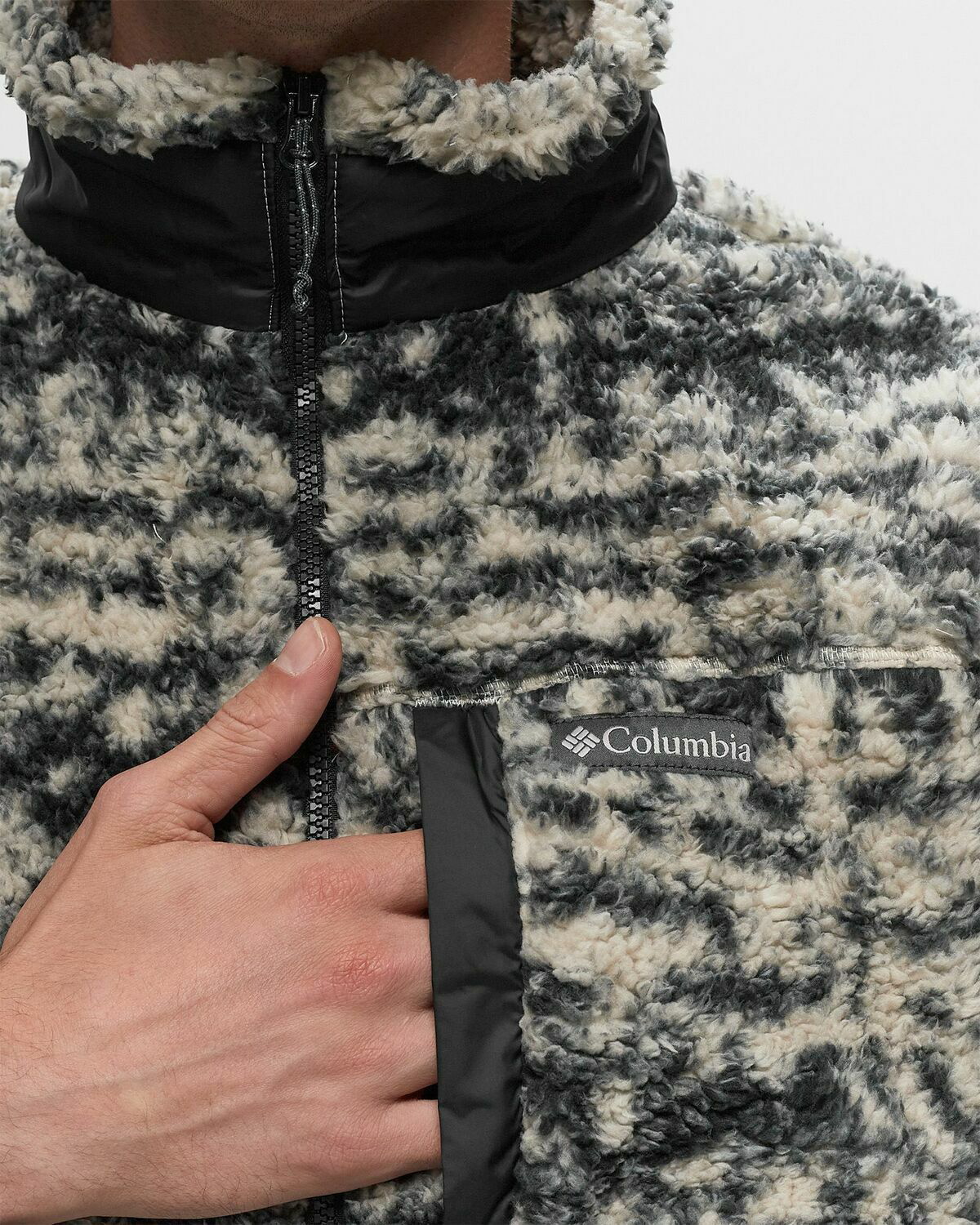 Columbia Winter Pass Printed Fleece Grey Fleece Jackets Columbia