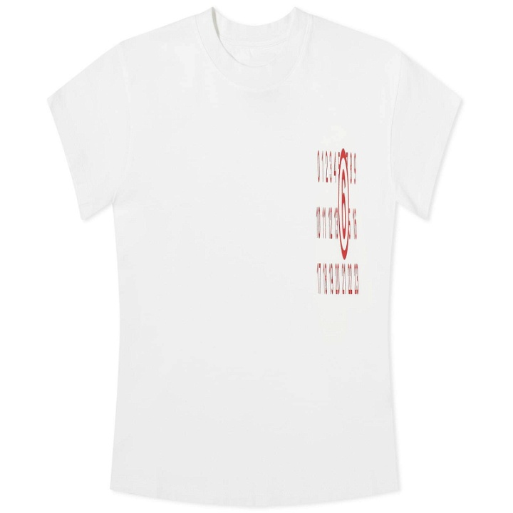 Photo: MM6 Maison Margiela Women's Logo T-Shirt in Off White