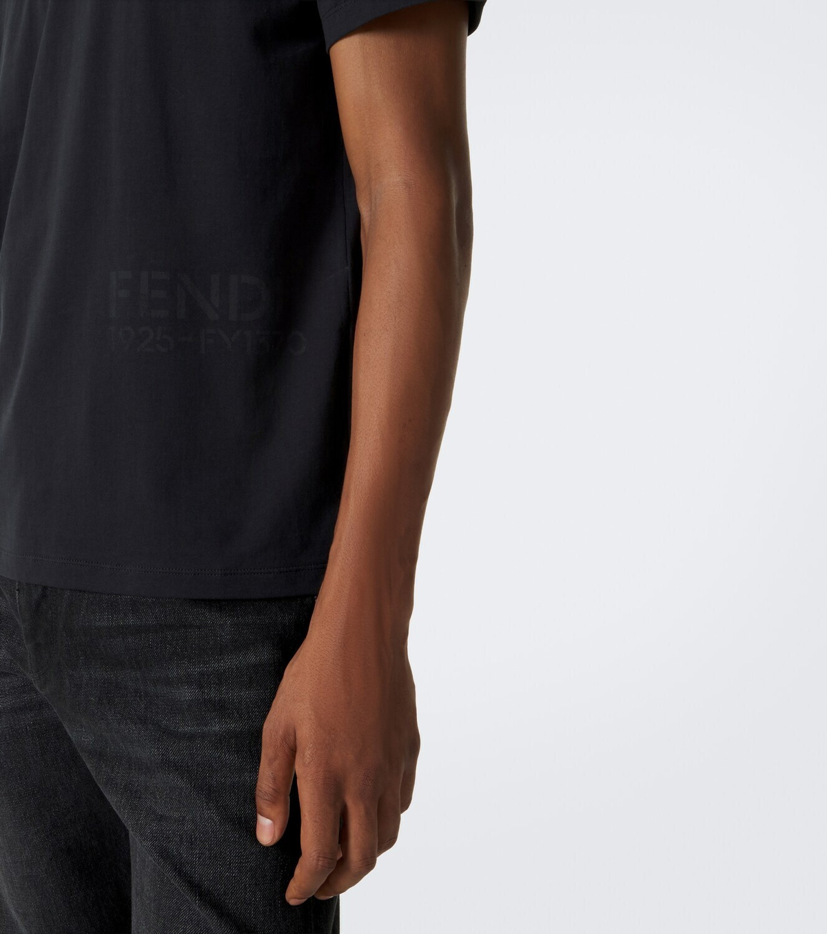 Fendi Logo cotton jersey T-shirt