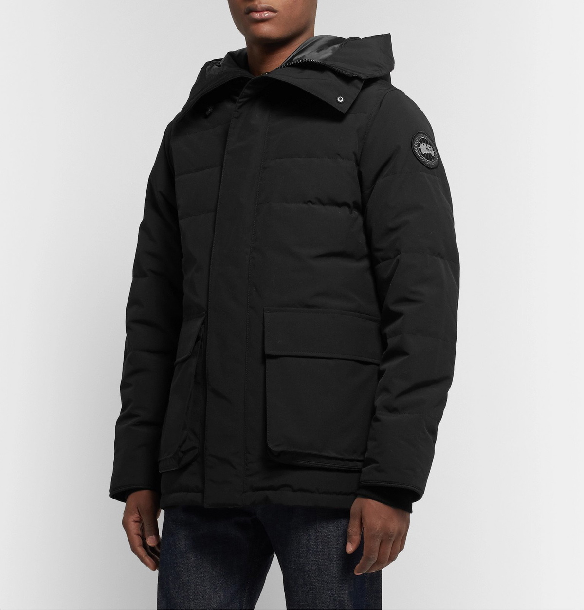 Canada goose wedgemount store parka black label