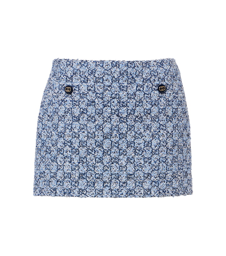 Photo: Gucci GG tweed miniskirt