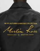 Martine Rose Shrunken Bomber Black Bomber Jackets