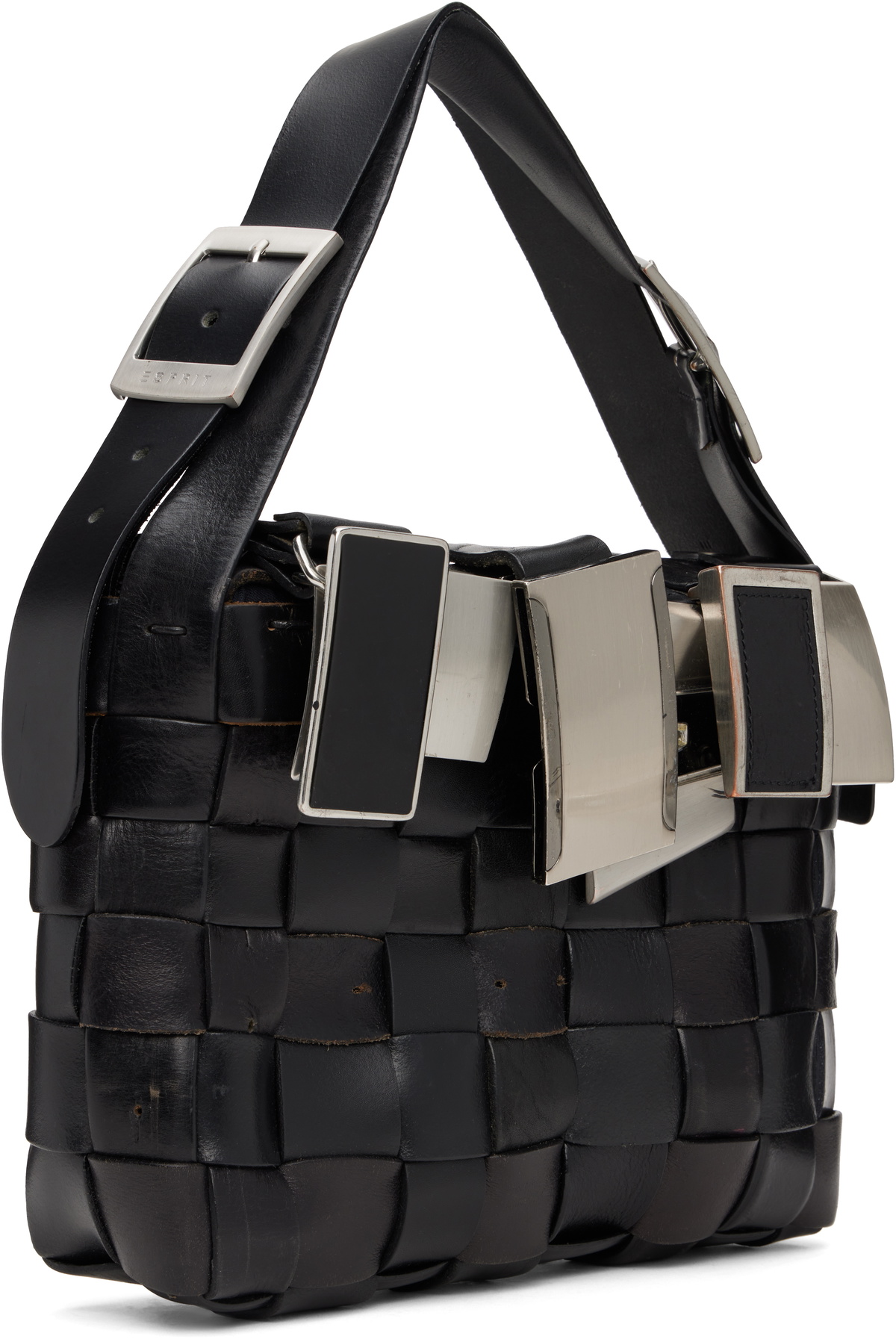 HODAKOVA Black Buckle Bag