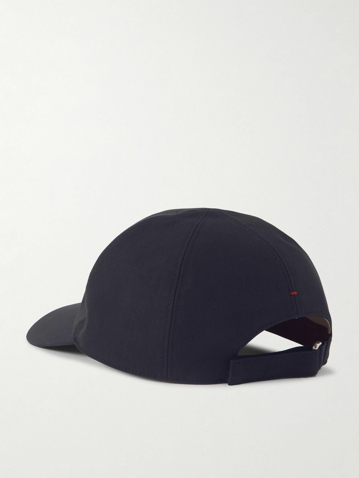 Loro Piana - Logo-Embroidered Rain System® Cotton-Blend Twill Baseball Cap - Blue