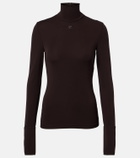 Courrèges Jersey turtleneck sweater