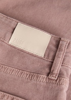 Paige Anessa Cropped Wide-leg Jeans Pink