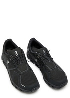 ON Cloud 6 Panelled Mesh Sneakers Black And Silver