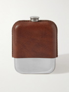 Brunello Cucinelli - Leather and Titanium Hip Flask