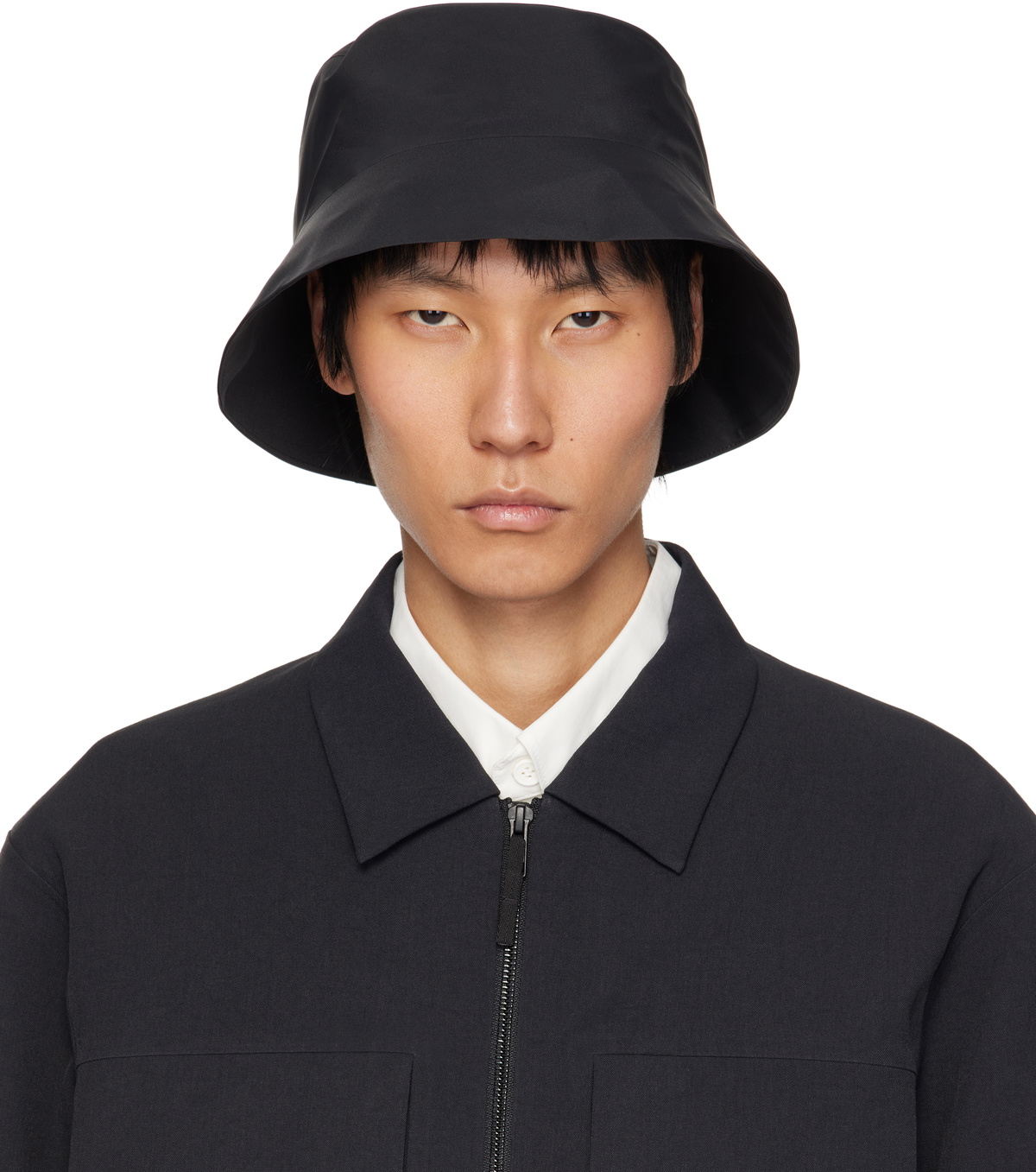 Veilance Black Waterproof Bucket Hat Arc'teryx Veilance