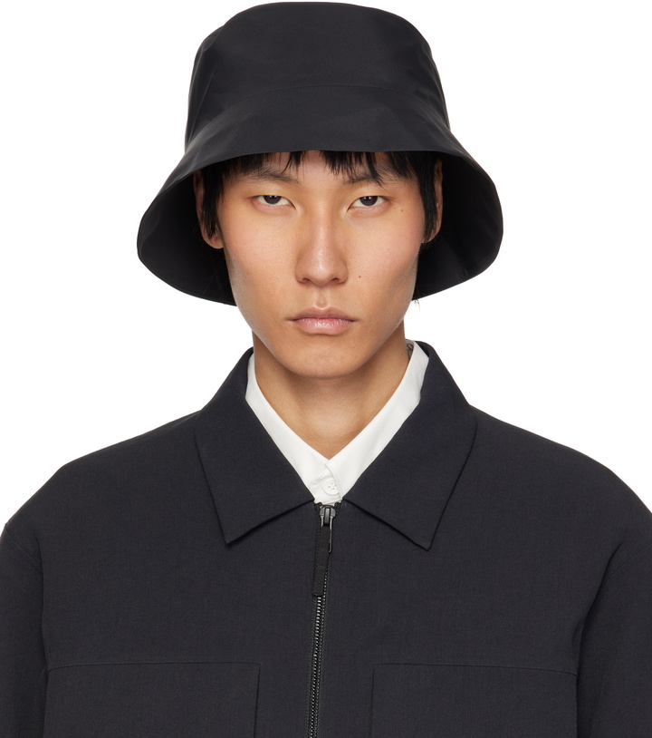 Veilance Black Waterproof Bucket Hat Arc