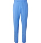 PAUL SMITH - Slim-Fit Wool and Mohair-Blend Suit Trousers - Blue