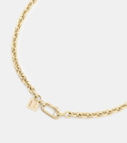 Lauren Rubinski Bruno 14kt gold pendant necklace with tourmalines
