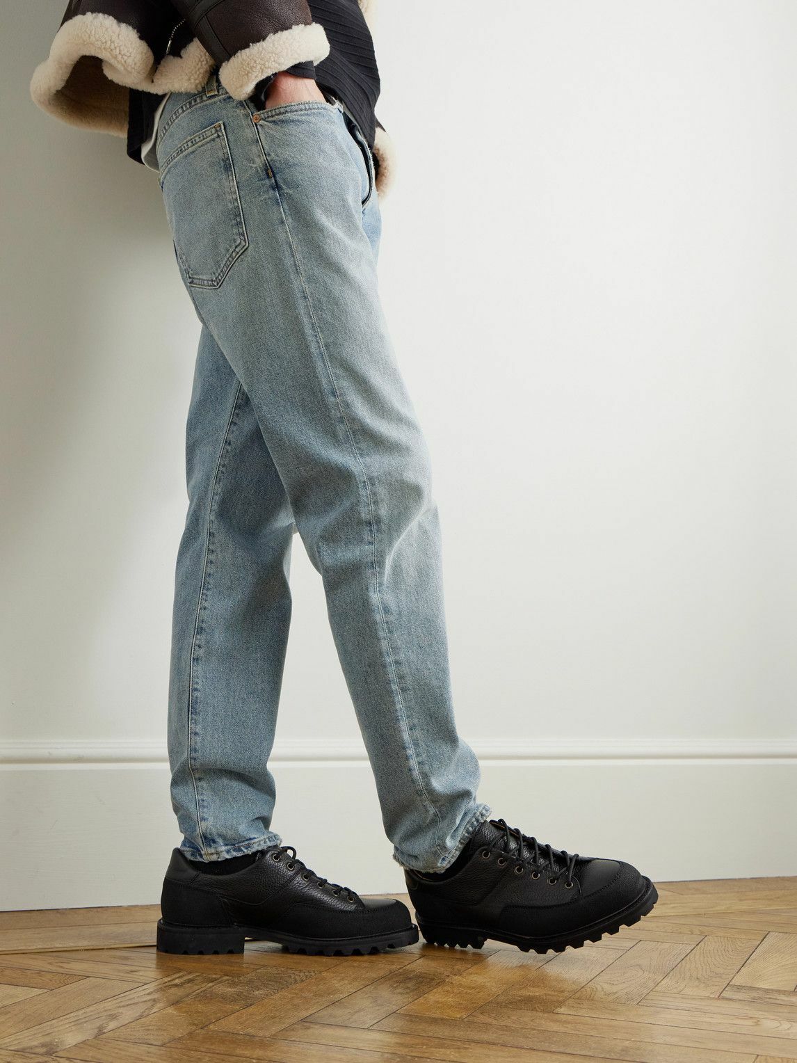 MORJAS - The Hybrid Hiker Full-Grain Leather Boots - Black