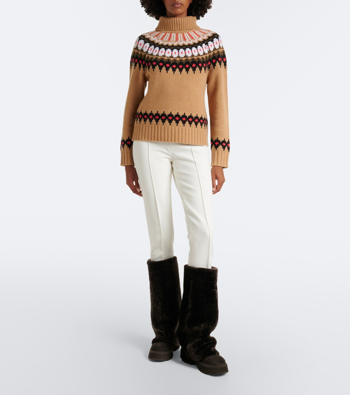Bogner Turin shearling knee-high boots