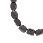 Dries Van Noten Men's Semi-Precious Stone Necklace in Black