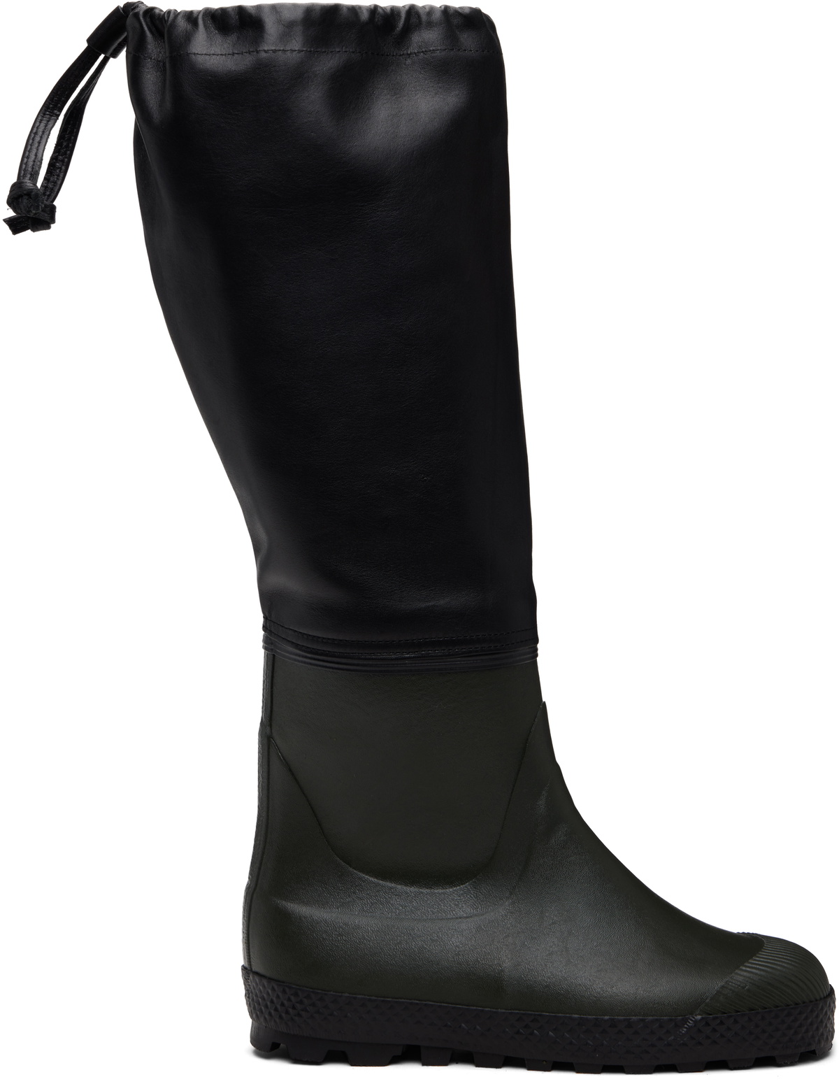 Rier Green & Black Farmer Rain Boots