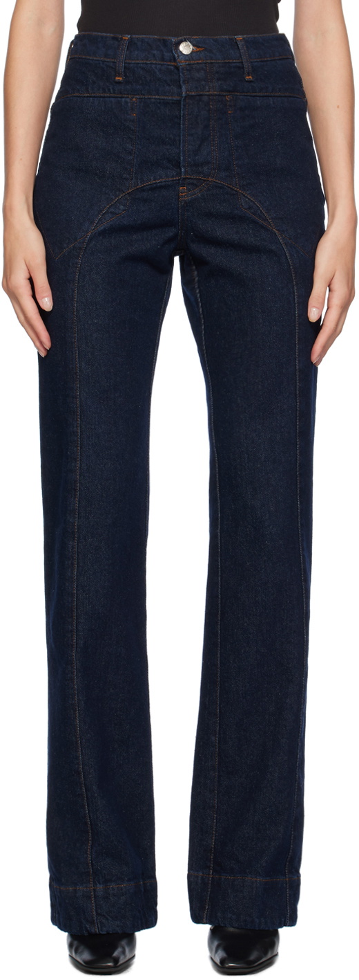 Edward Cuming Navy Slim Jeans