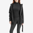 Rains Women's Curve Rain Jacket in Black Grain