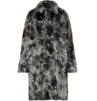 Balenciaga - Oversized Faux Fur Coat - Men - Gray