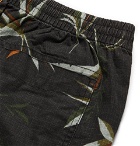 J.Crew - Printed Cotton-Ripstop Drawstring Shorts - Black