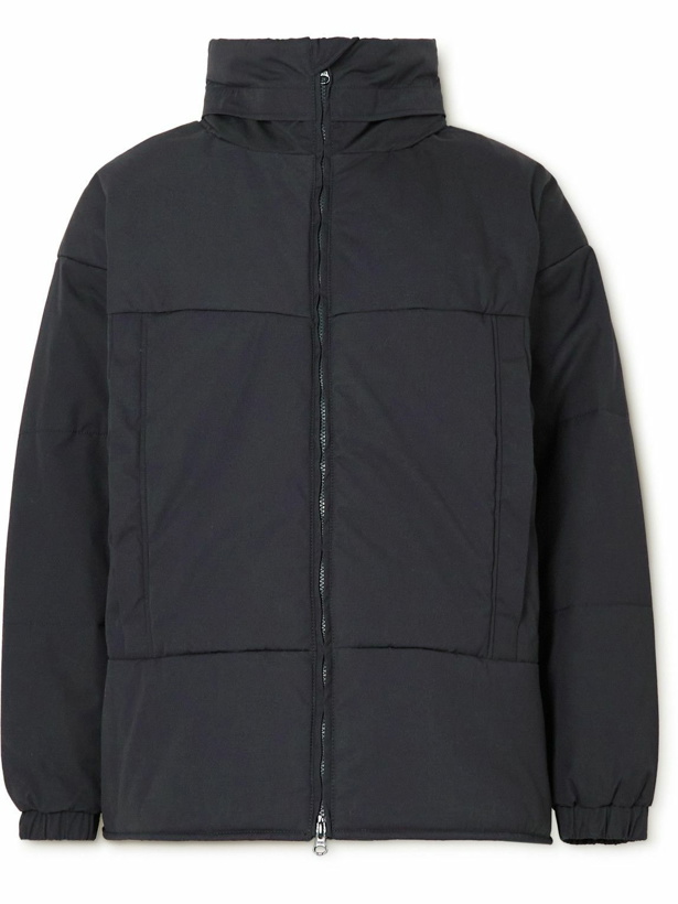 Photo: nanamica - Quilted Padded Shell Hooded Jacket - Blue
