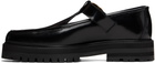 Ernest W. Baker Black T-Bar Loafers
