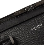 Serapian - Pebble-Grain Leather Briefcase - Black