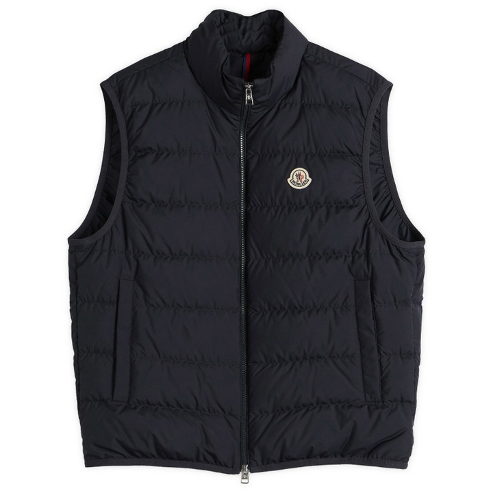 Photo: Moncler Men's Contrin Vest in Navy
