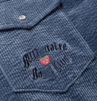 Billionaire Boys Club - Button-Down Collar Logo-Embroidered Cotton-Corduroy Shirt - Blue