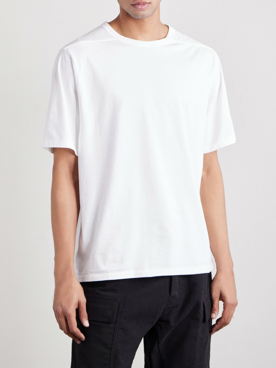Rick Owens - Cotton-Jersey T-Shirt - White