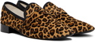 Repetto Brown Michael Rubber-Sole Loafers