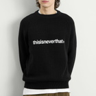thisisneverthat Men's T-Logo Knit Jumper in Black