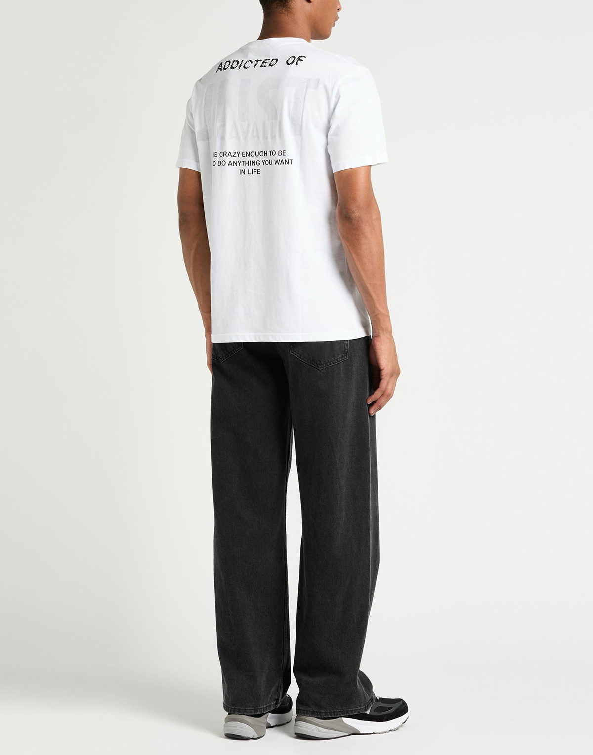 Just Cavalli Mens T-shirt in White