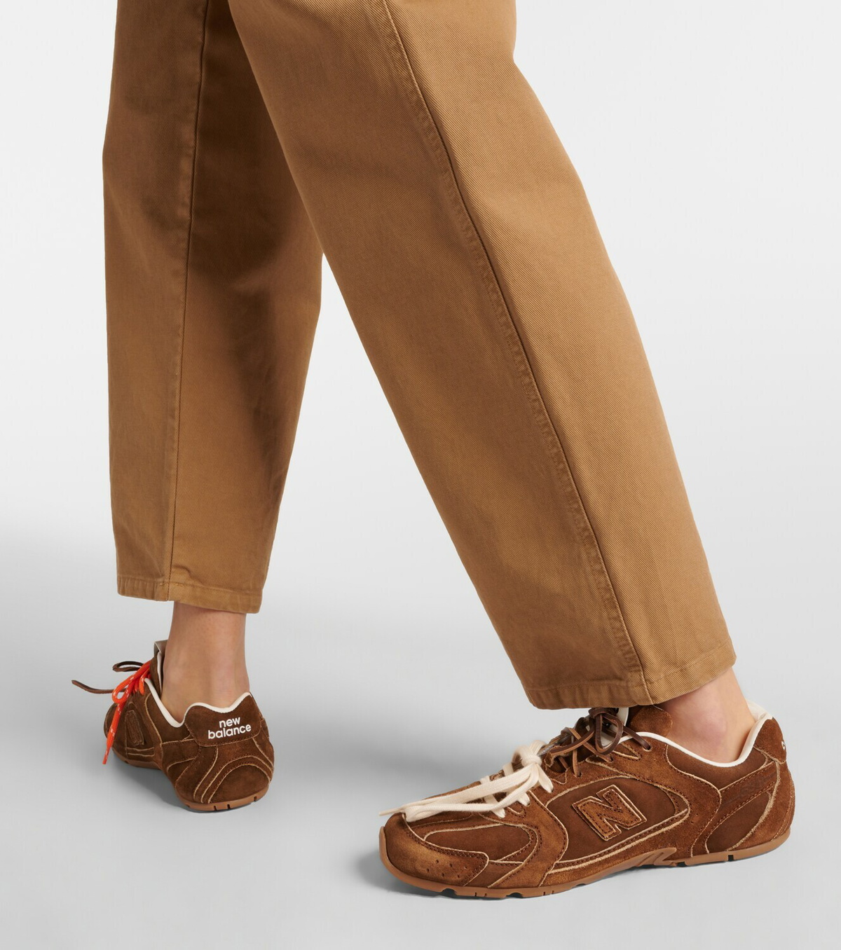 Miu Miu x New Balance 530 SL suede sneakers