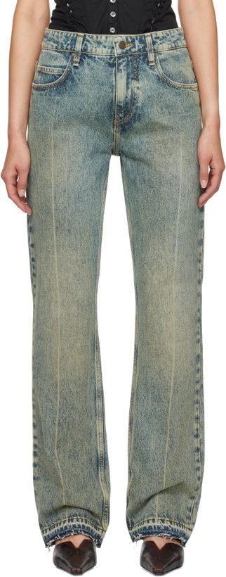 Photo: GUESS USA Blue Vintage Natural Washed Jeans