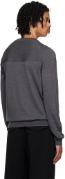 Jil Sander Grey Crewneck Sweater
