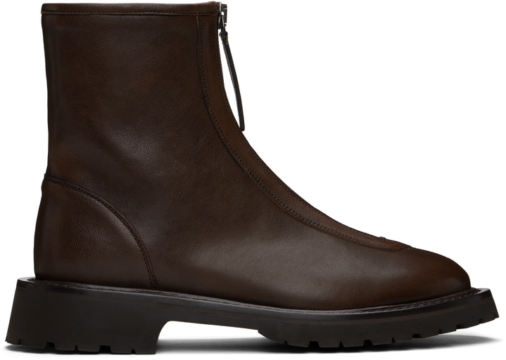 Photo: Legres Brown Zipper Boots
