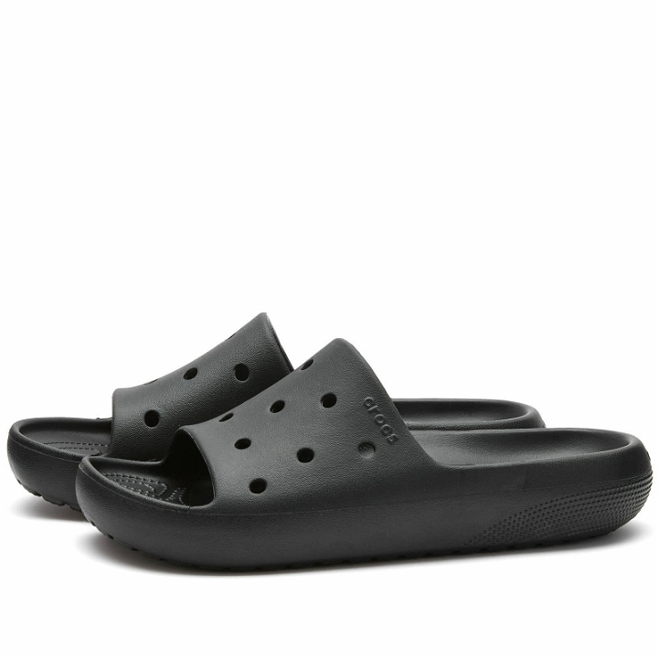 Photo: Crocs V2 Classic Slide in Black