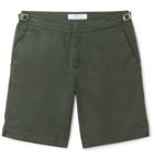 Kingsman - Orlebar Brown Dane Slim-Fit Cotton-Blend Twill Shorts - Green