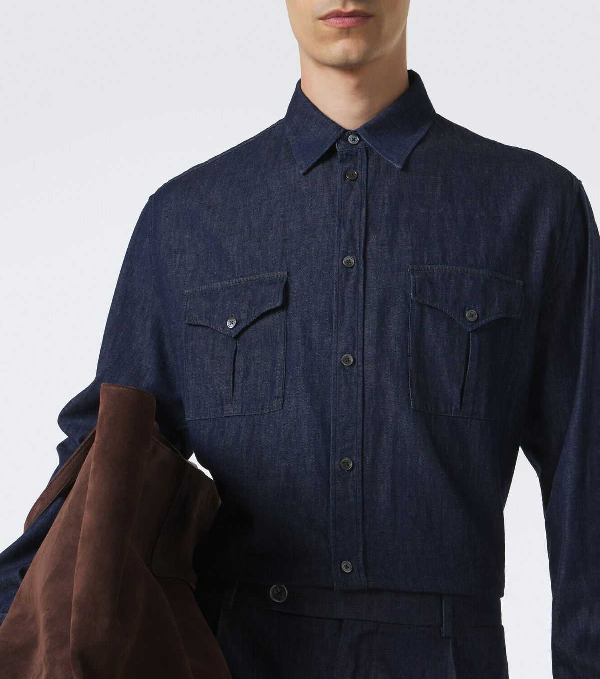 Jil Sander Cotton chambray shirt