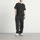New Era Men's Script Baseball Jersey in Black