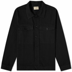 Nudie Jeans Co Men's Nudie Colin Canvas Overshirt in Black