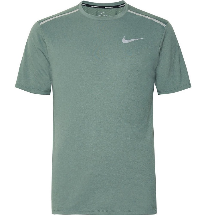 Photo: Nike Running - Rise 365 Dri-FIT T-Shirt - Green