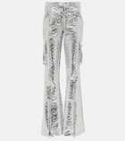 Dolce&Gabbana - Laminated brocade cargo pants